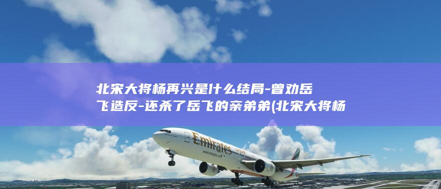 北宋大将杨再兴是什么结局-曾劝岳飞造反-还杀了岳飞的亲弟弟 (北宋大将杨再兴简介)(图1)