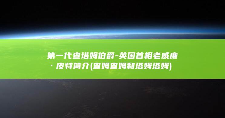 第一代查塔姆伯爵-英国首相老威廉·皮特简介 (查姆查姆和塔姆塔姆)(图1)