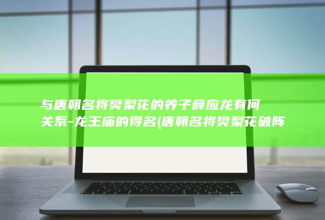 与唐朝名将樊梨花的养子薛应龙有何关系-龙王庙的得名 (唐朝名将樊梨花破阵救薛仁贵结局怎么样?)(图1)