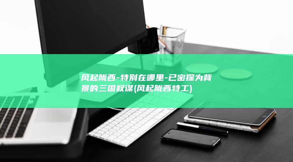 风起陇西-特别在哪里-已密探为背景的三国权谋 (风起陇西特工)(图1)