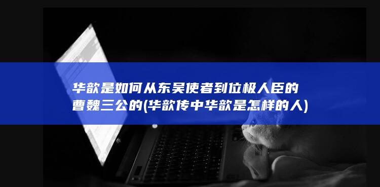 华歆是如何从东吴使者到位极人臣的曹魏三公的 (华歆传中华歆是怎样的人)(图1)