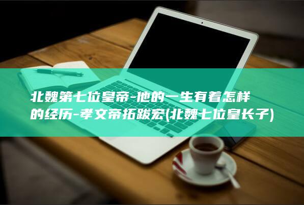 北魏第七位皇帝-他的一生有着怎样的经历-孝文帝拓跋宏 (北魏七位皇长子)(图1)