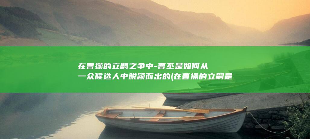在曹操的立嗣之争中-曹丕是如何从一众候选人中脱颖而出的 (在曹操的立嗣是谁)(图1)