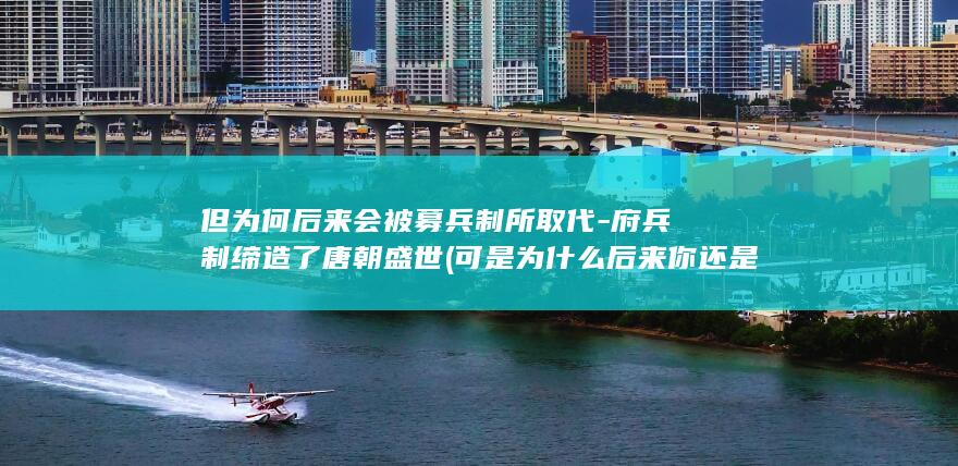 但为何后来会被募兵制所取代-府兵制缔造了唐朝盛世 (可是为什么后来你还是变了)(图1)