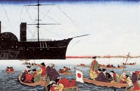 两次-却让清朝走向灭亡-一次-促使日本成为世界强国-鸦片战争-黑船事件 (片段中清清楚楚出现了两次表明什么)(图1)