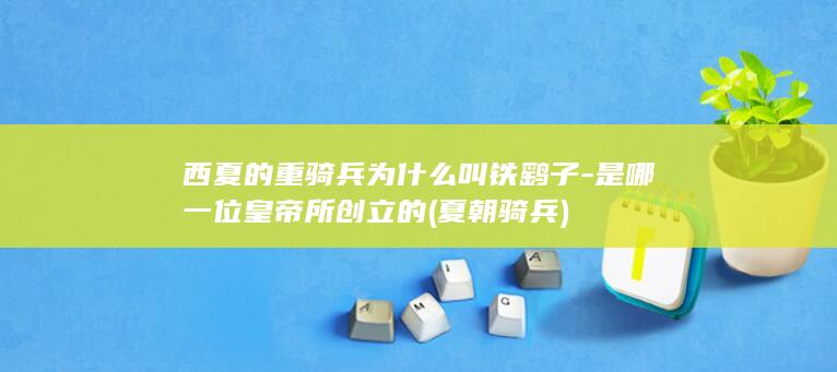 西夏的重骑兵为什么叫铁鹞子-是哪一位皇帝所创立的 (夏朝骑兵)(图1)