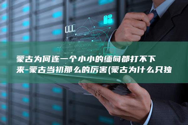 蒙古为何连一个小小的缅甸都打不下来-蒙古当初那么的厉害 (蒙古为什么只独立一半)(图1)